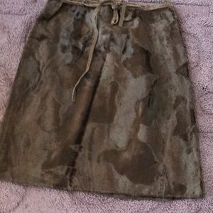 Laundry by Shelli Segal Faux Fur Skirt